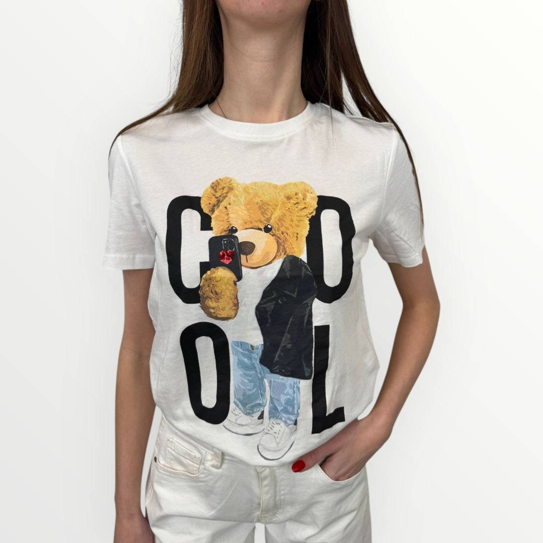 ONLY - T-SHIRT TEDDY