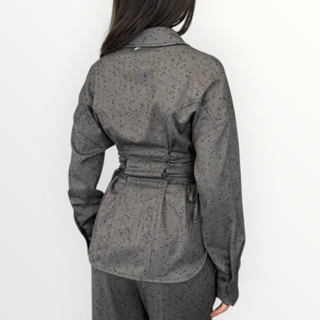 PHILIA LOFT - CAMICIA CON ALLACCIATURA A CORPETTO