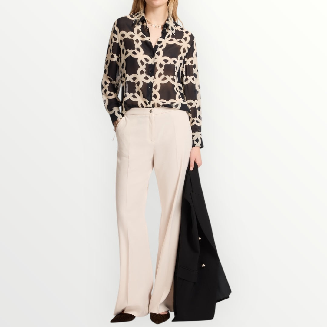 ELENA MIRO' - CAMICIA IN VISCOSA STAMPATA