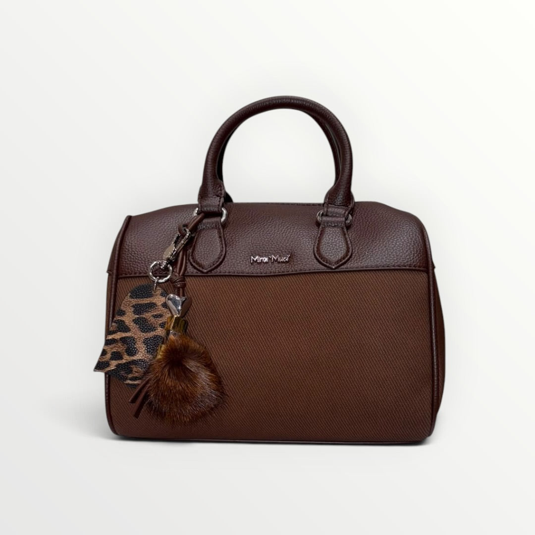 MIMI' MUA' - BORSA BAULETTO CON CHARMS