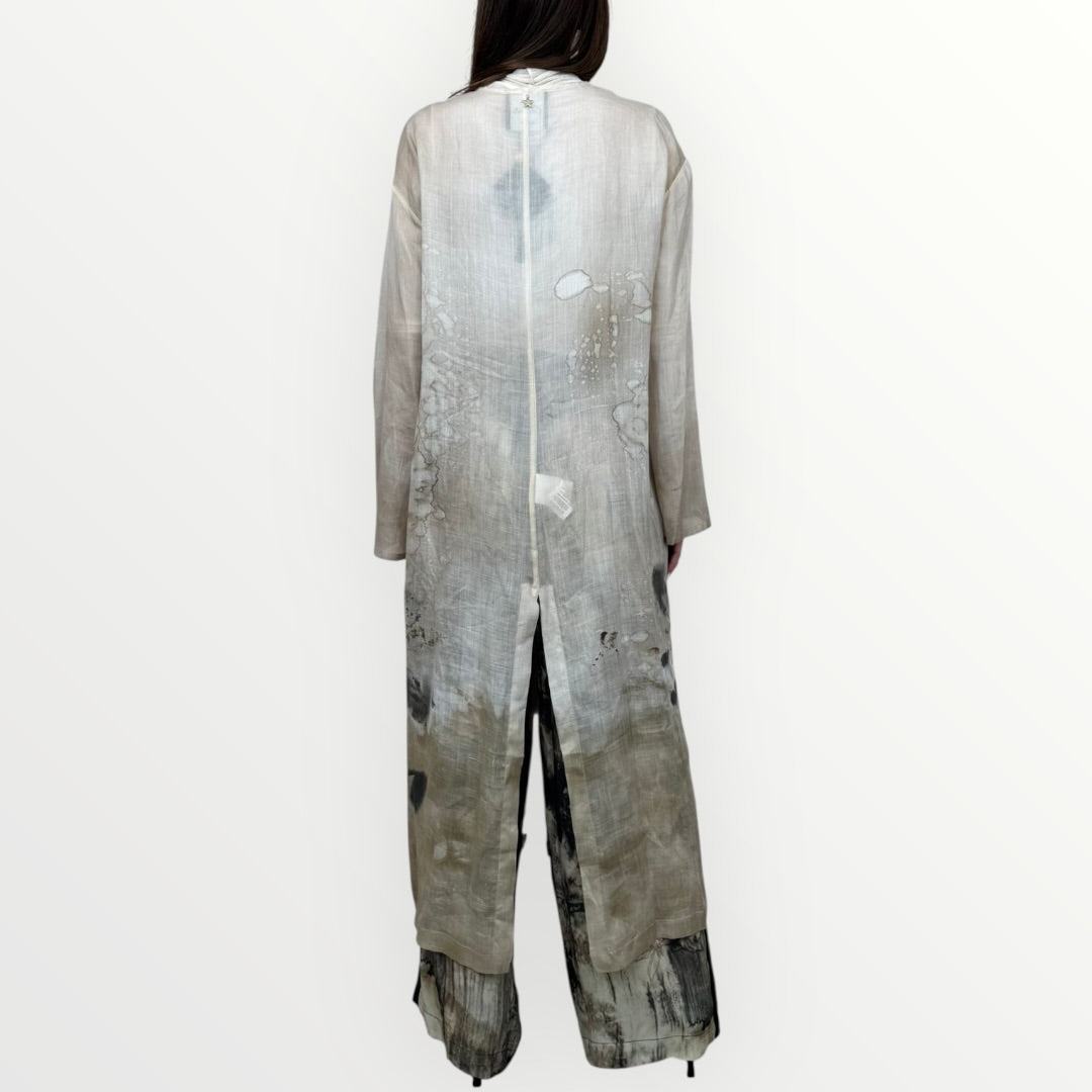 SOUVENIR - KIMONO STAMPA ASTRATTA