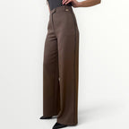 FRACOMINA - PANTALONE CON PASSAMANERIA A CONTRASTO