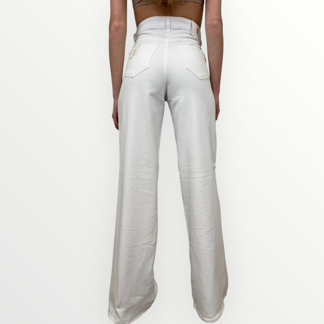 FRACOMINA - JEANS STRETCH A PALAZZO