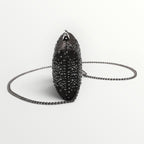MIMI' MUA' - BORSA CLUTCH CON STRASS SPARSI