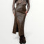 NO SECRETS - GONNA IN ECO-PELLE CON SPACCO