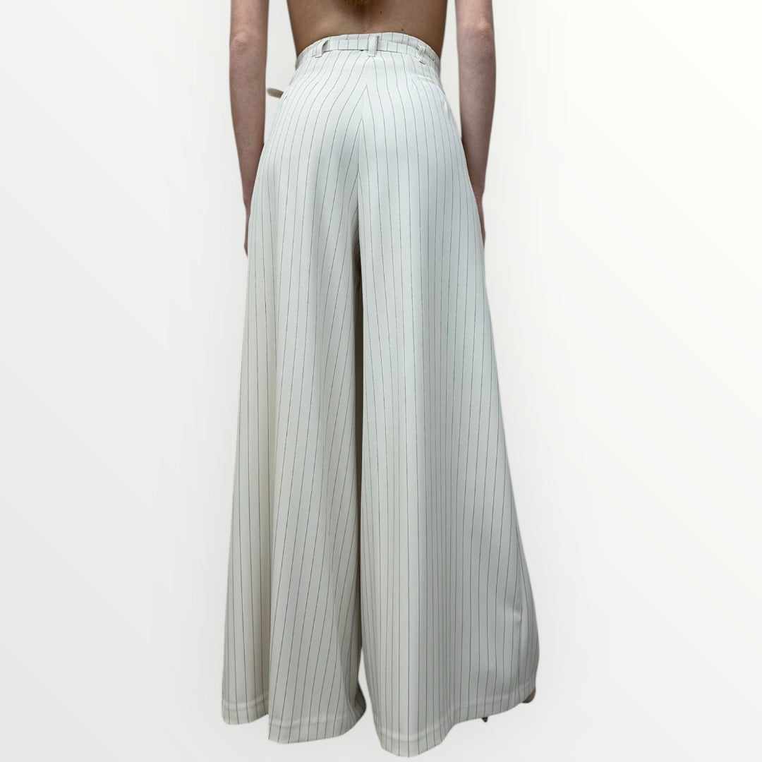 IMPERIAL - PANTALONE GESSATO A PALAZZO