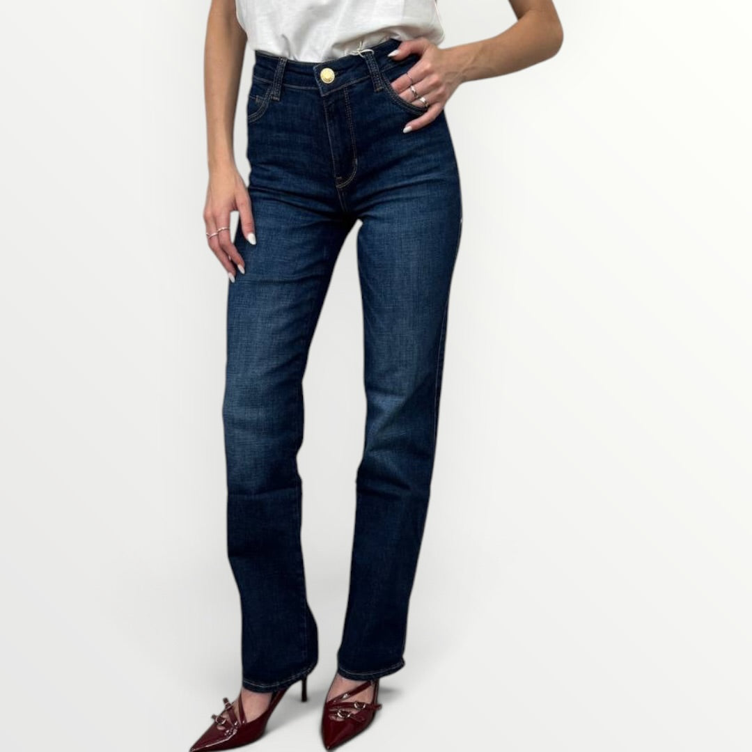 GUESS - JEANS A SIGARETTA LAVAGGIO SCURO