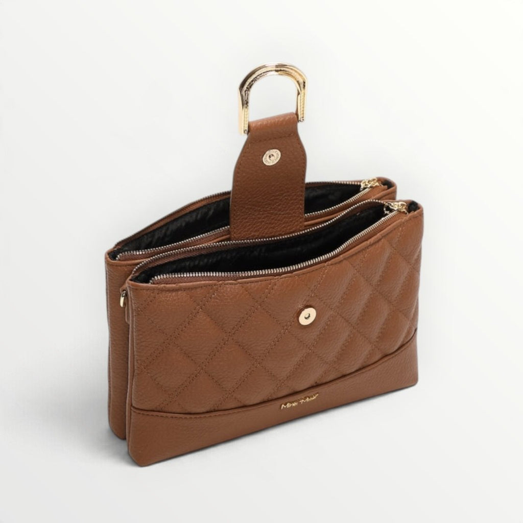 MIMI' MUA' - BORSA A TRACOLLA TRAPUNTATA