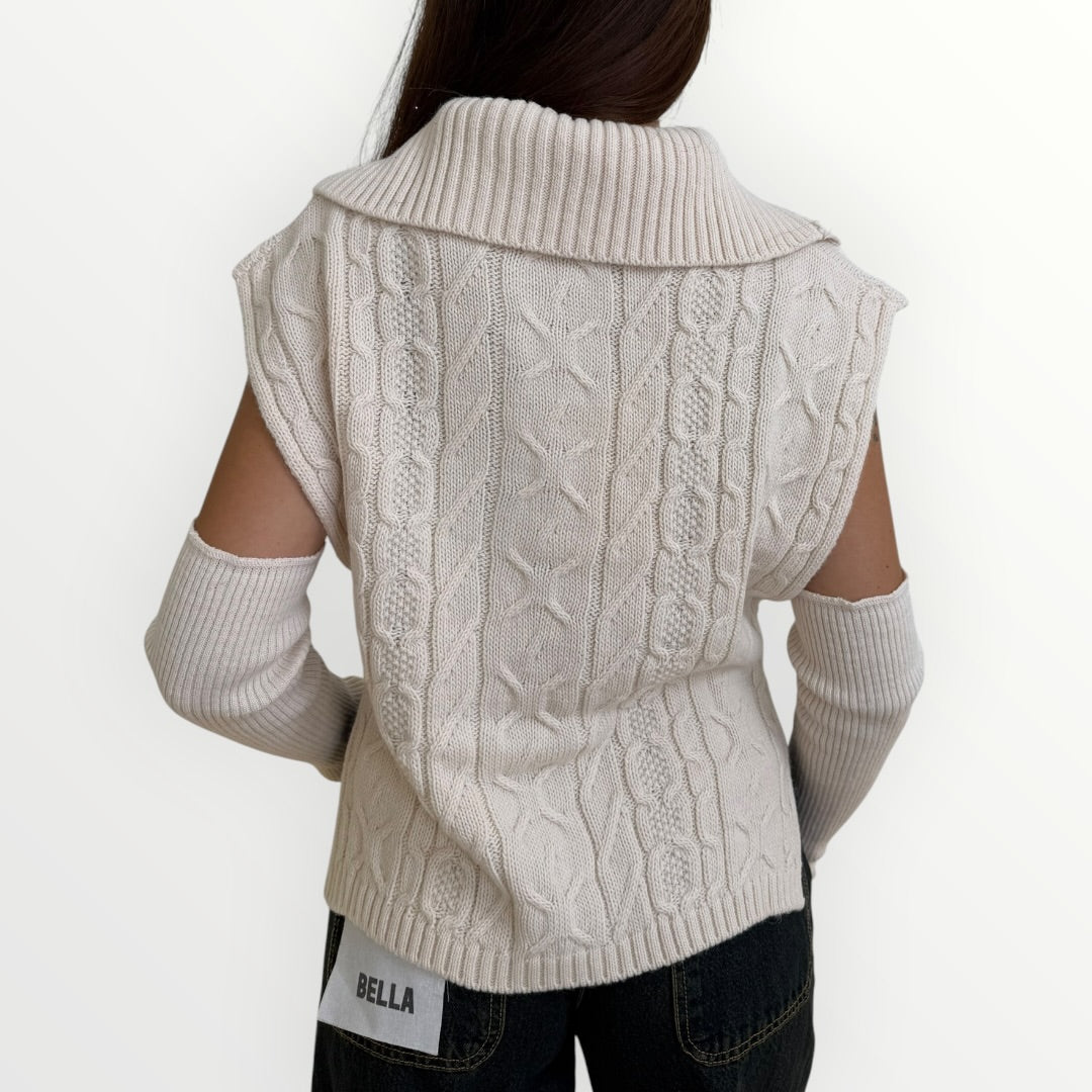 HAVEONE - GILET CON MANICOTTI