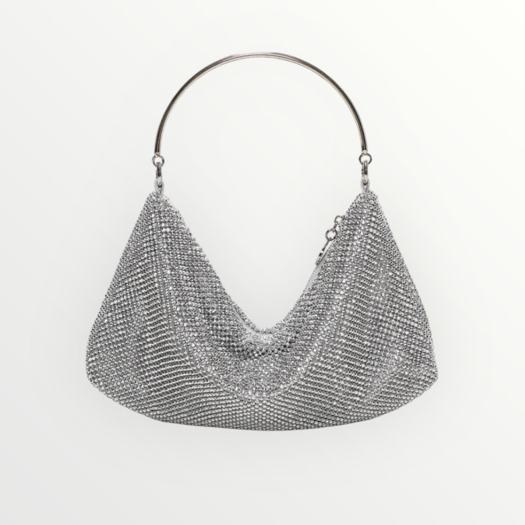 MIMI' MUA' - BORSA MORBIDA IN RETE DI STRASS