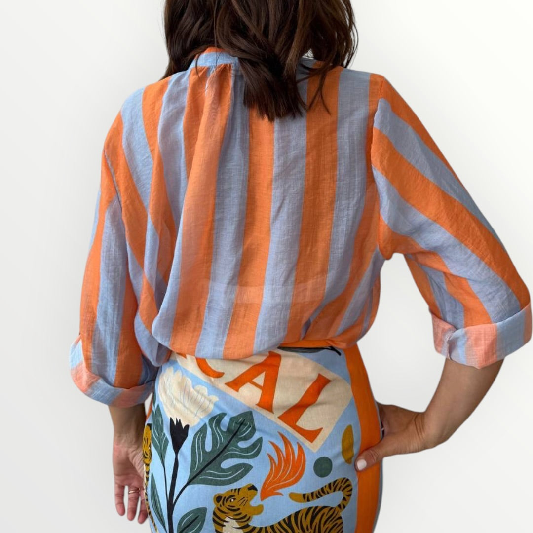 HAVEONE - CAMICIA LEGGERA A RIGHE