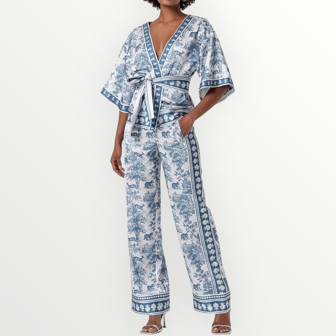 FRACOMINA - KIMONO IN FANTASIA