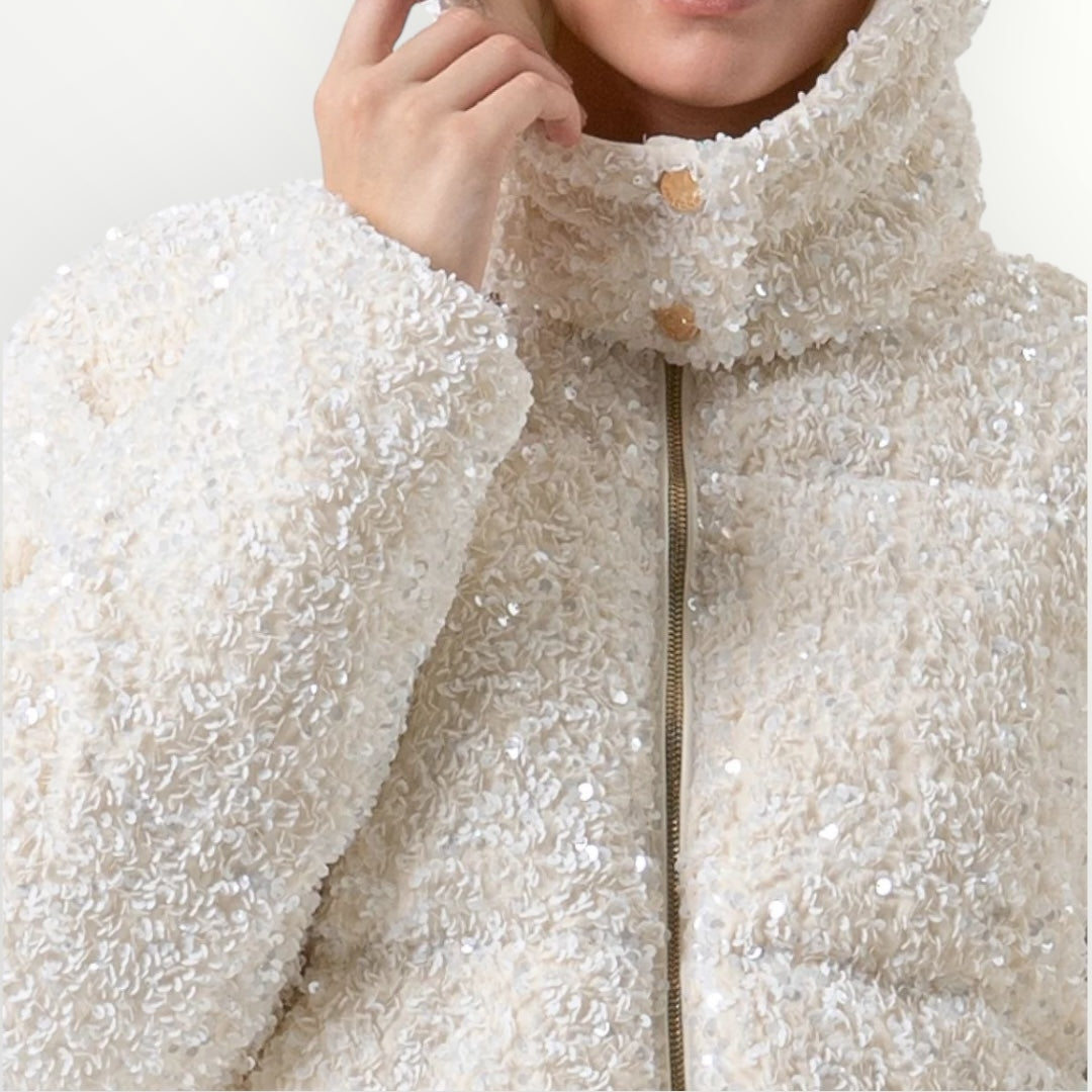 FRACOMINA - GIUBBOTTO CON PAILLETTES