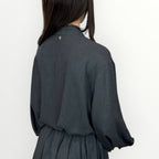 PHILIA LOFT - CAMICIA CON AMPIO FIOCCO FRONTALE
