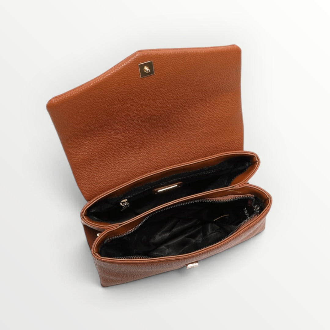 MIMI' MUA' - BORSA A MANO CON CUCITURE A VISTA