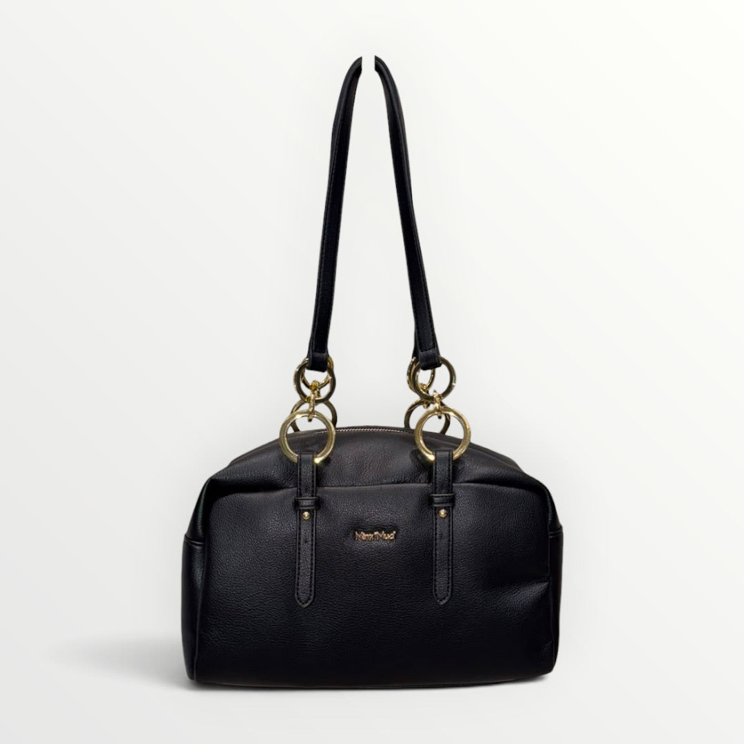 MIMI' MUA' - BORSA A SPALLA CON ANELLI