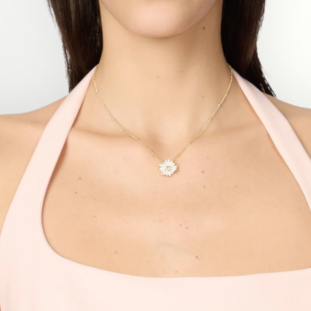 SODINI - COLLANA GIROCOLLO CON FIORE