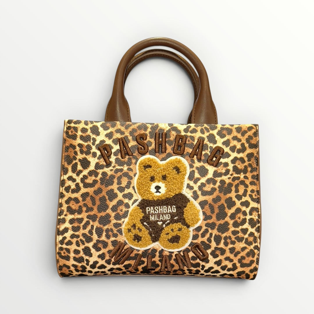 PASHBAG - BORSA TOTE CON ORSETTO