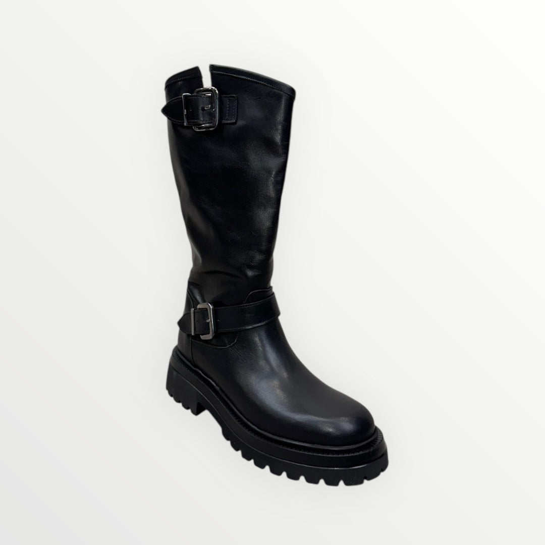 DIVINE FOLLIE - STIVALE CON FIBBIE ARGENTO