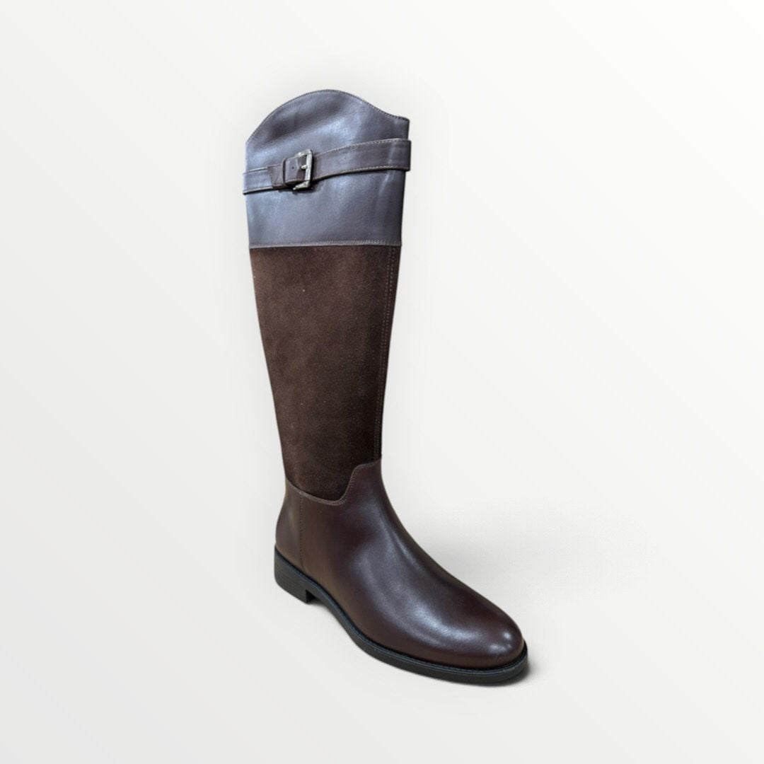 GEOX - STIVALE ESMEENA INSERTI SCAMOSCIATI