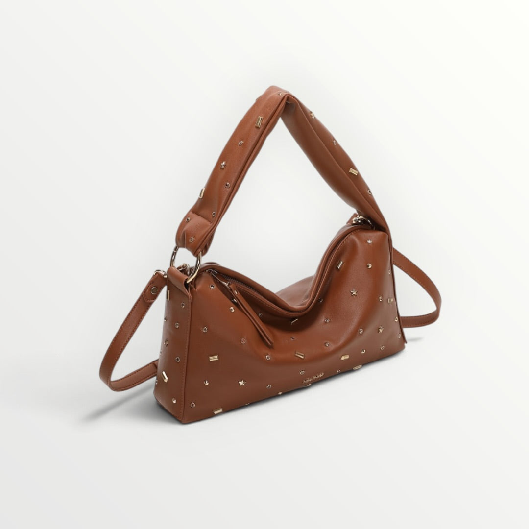 MIMI' MUA' - BORSA CON APPLICAZIONI COLORATE