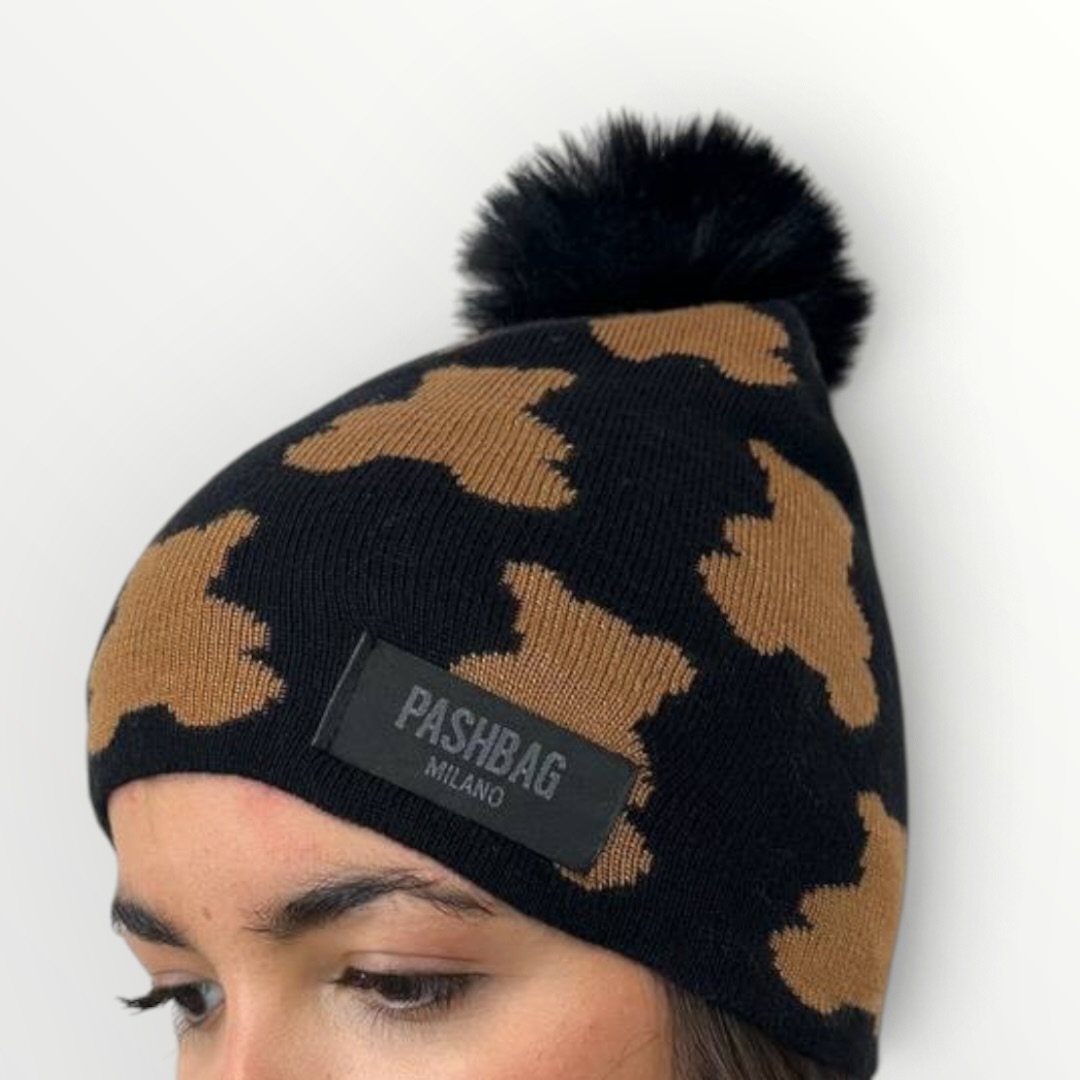 PASHBAG - CAPPELLO CON ORSETTI E PON-PON
