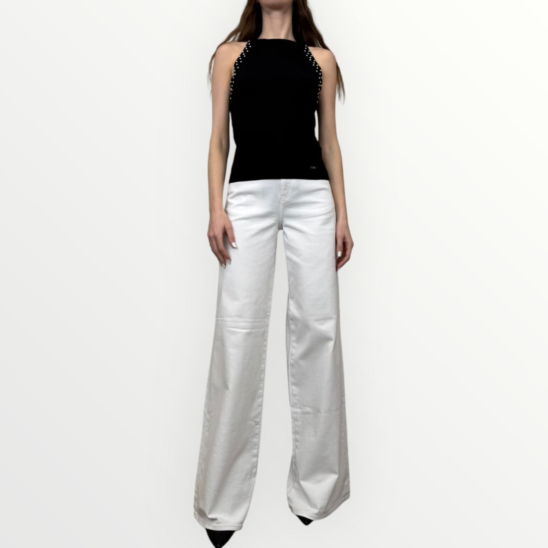 FRACOMINA - CANOTTA CON BORCHIE PIATTE