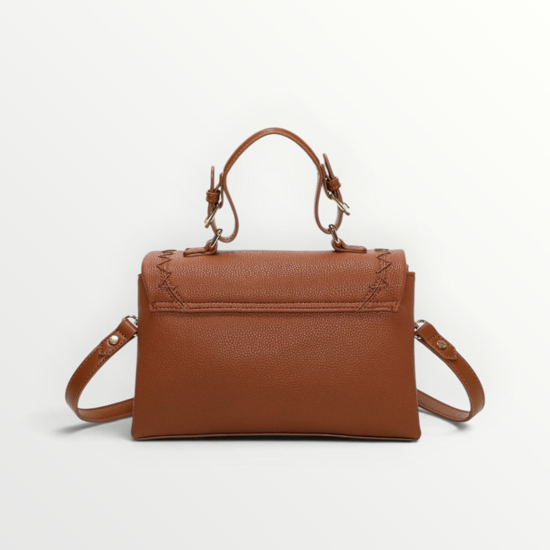 MIMI' MUA' - BORSA A MANO CON CUCITURE A VISTA