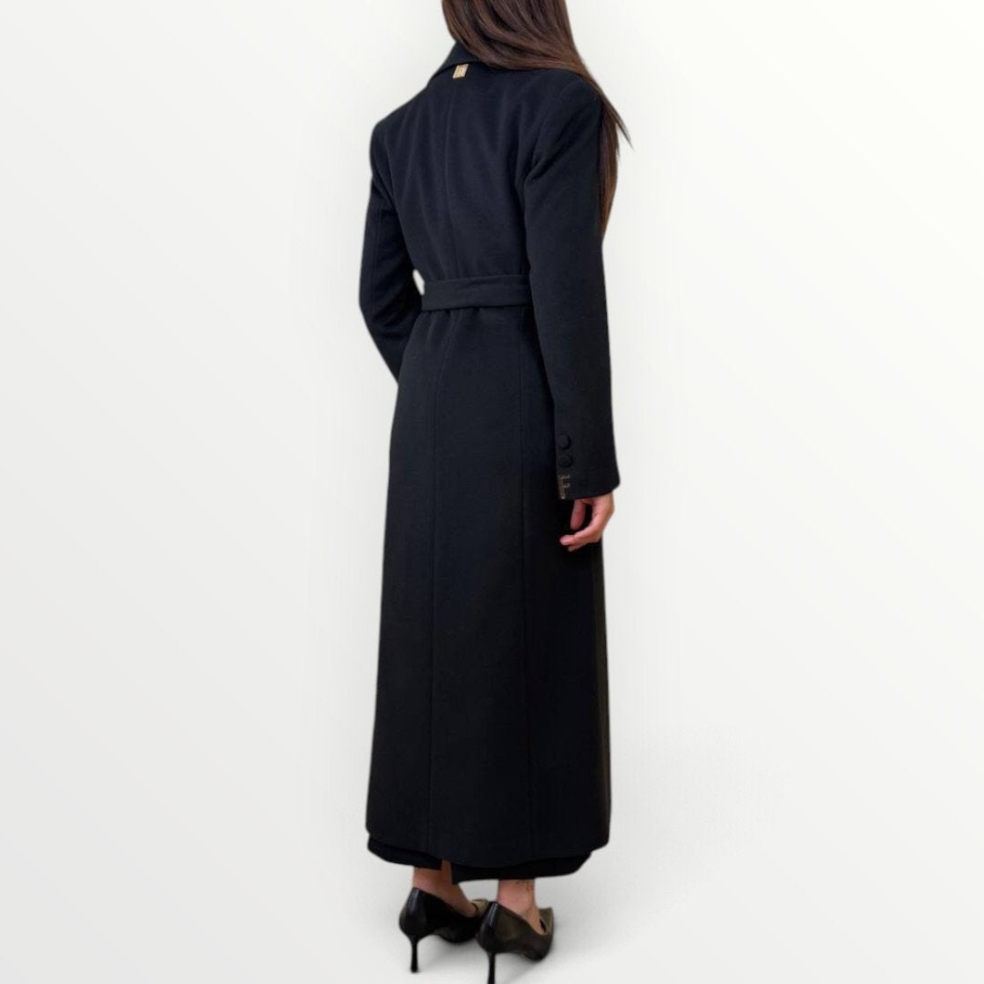 FRACOMINA - CAPPOTTO CON LOGO SUL POLSINO Immagine secondaria del prodotto