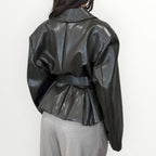 PHILIA LOFT - GIACCA IN ECO-PELLE LUCIDO