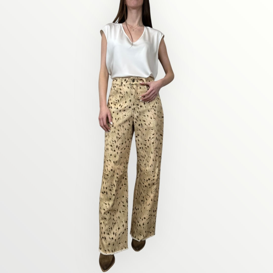 KING KONG - PANTALONE BALLOON MACULATO