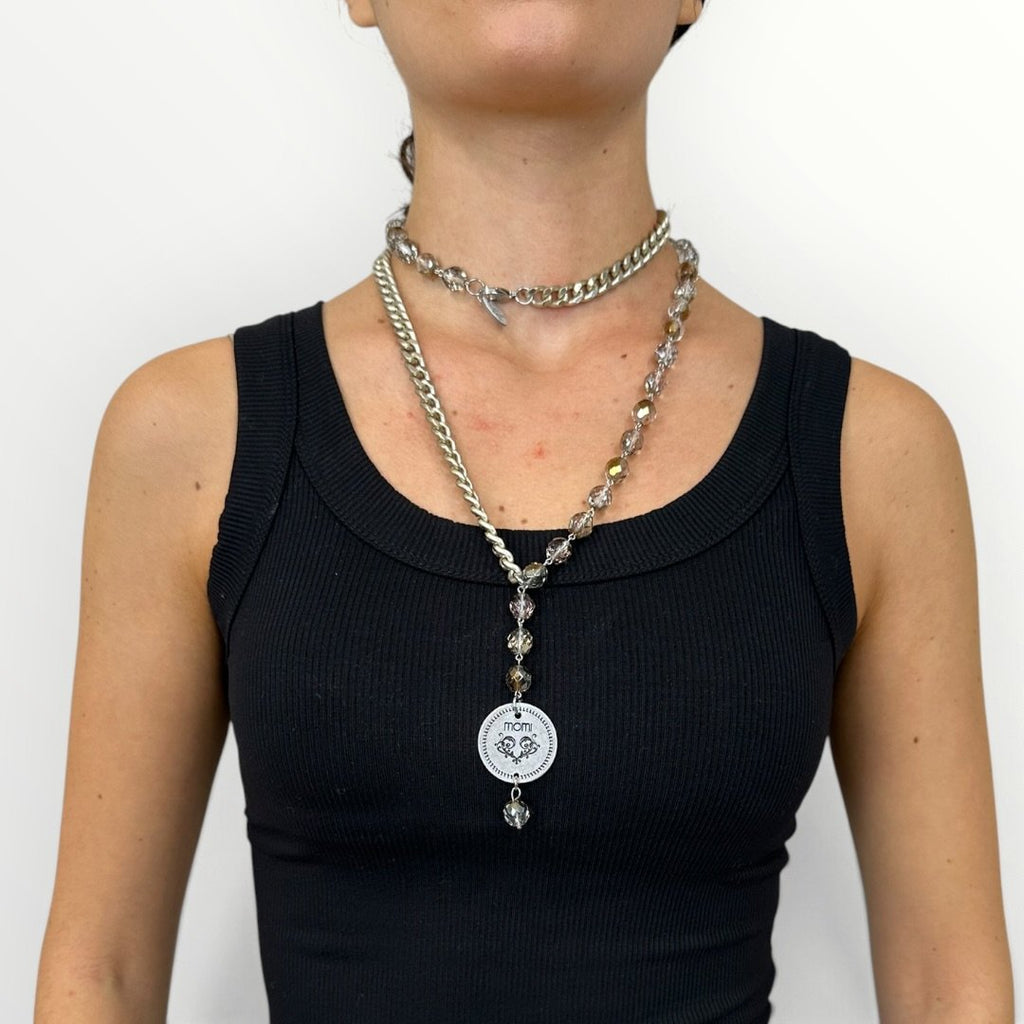 MOMI - FRANCESCA LUNGA MEDAGLIA ARGENTO
