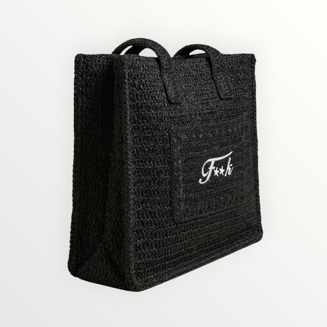 EFFEK - BORSA TOTE CON TASCHINO E LOGO