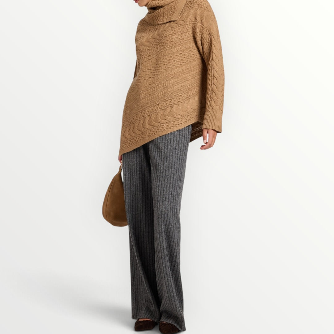 ELENA MIRO' - PANTALONE JACQUARD GESSATI