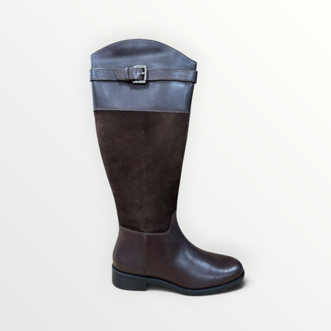 GEOX - STIVALE ESMEENA INSERTI SCAMOSCIATI