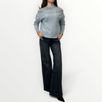 NO SECRETS - MAGLIA CON CUT-OUT E STRASS