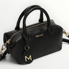 MIMI' MUA' - BORSA BAULETTO PICCOLA CON LOGO