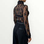 IMPERIAL - T-SHIRT DOLCEVITA IN PIZZO