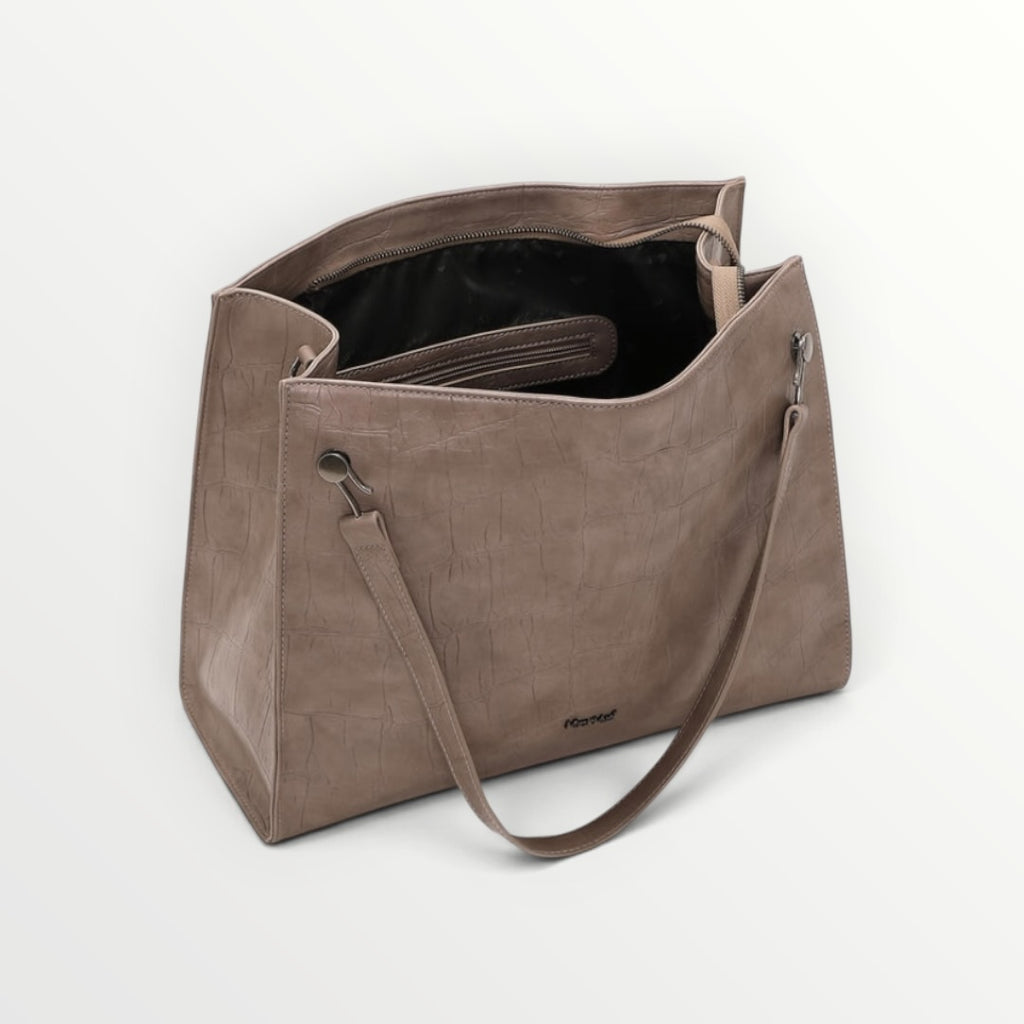 MIMI' MUA' - BORSA SHOPPER EFFETTO COCCO
