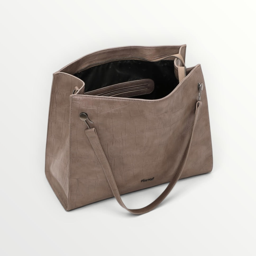MIMI' MUA' - BORSA SHOPPER EFFETTO COCCO