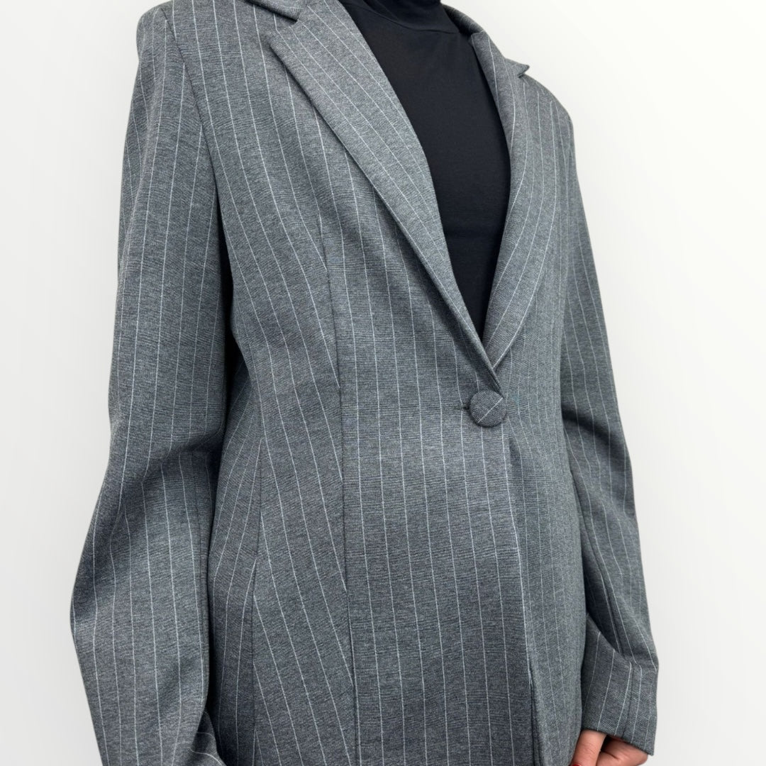 HAVEONE - GIACCA GESSATA MONOPETTO