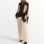 ELENA MIRO' - CAMICIA AMPIA IN GEORGETTE STAMPATA