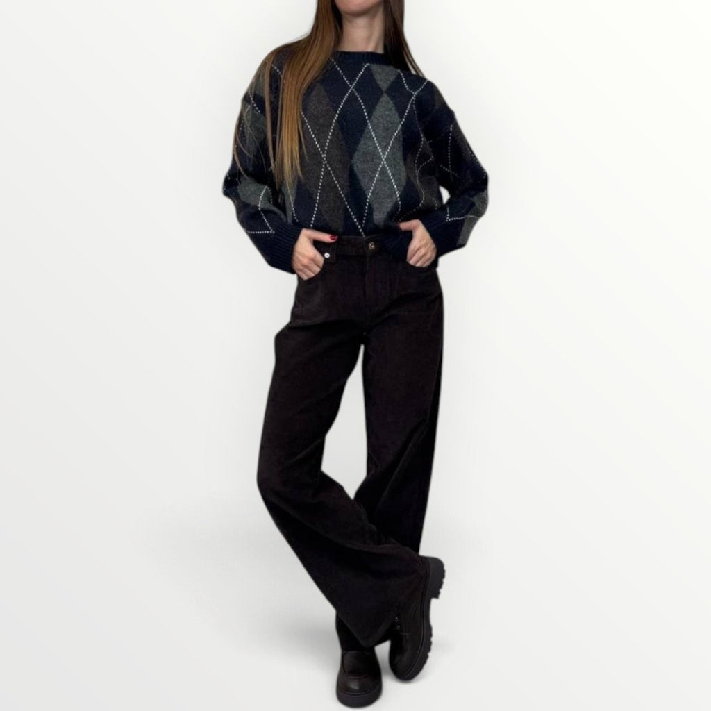 ONLY - MAGLIA RHOMBUS