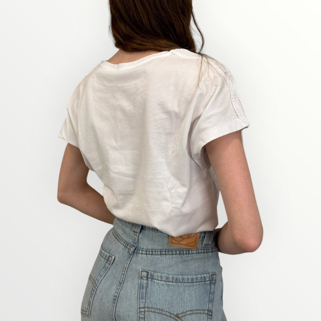 EMME MARELLA - T-SHIRT CHIFFON