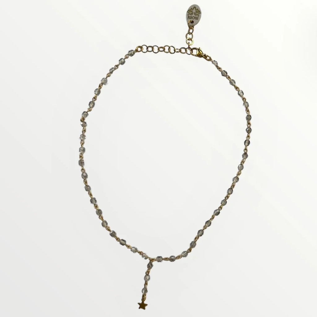 MOMI - COLLANA ROSARIO CORTO STELLA