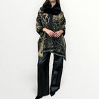 AYFEE - MANTELLA IN FANTASIA CON COLLO IN ECO-PELLICCIA