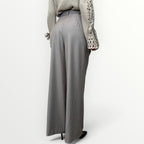 PHILIA LOFT - PANTALONE A PALAZZO CON AMPIE PINCE