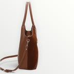 MIMI' MUA' - BORSA PATCH EFFETTO CAMOSCIO