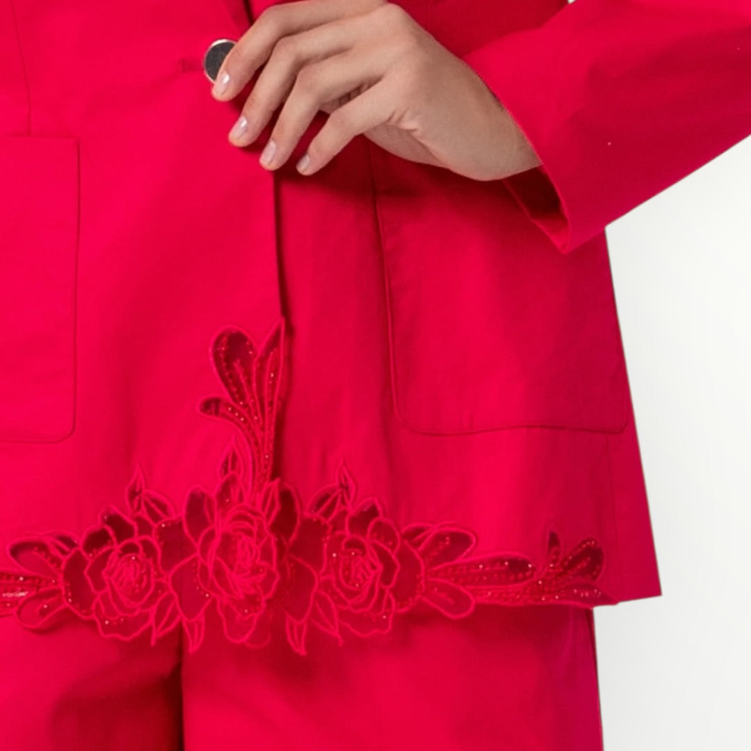 FRACOMINA - GIACCA CON RICAMO