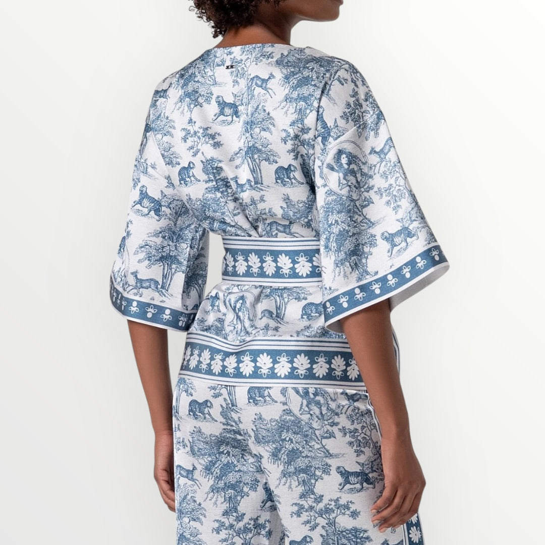 FRACOMINA - KIMONO IN FANTASIA